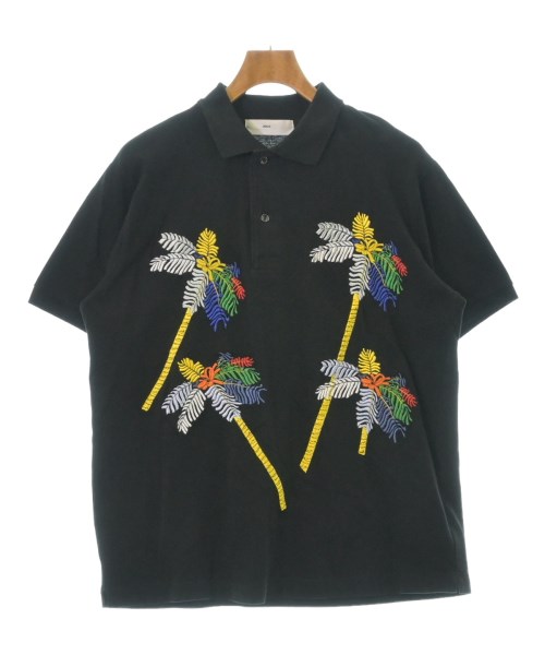 TOGA VIRILIS(トーガ　ビリリース)ポロシャツ 黒 サイズ:48(L位)/2200529952080