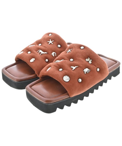 TOGA VIRILIS(トーガ　ビリリース)サンダル 茶 サイズ:EU39(24cm位)/2200632321032