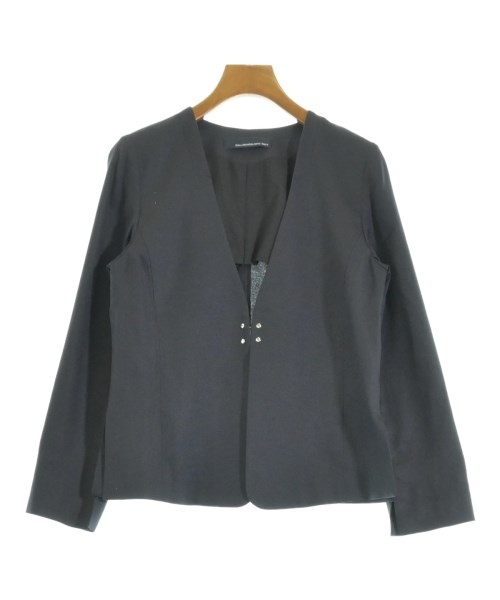 GALLARDAGALANTE NAVY(ガリャルダガランテネイビー)ノーカラージャケット 紺 サイズ:F/2200645051131