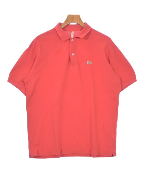 SCYE BASICS(サイベーシックス)ポロシャツ 赤 サイズ:40(L位)/2200601856046