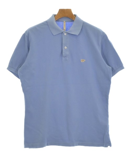SCYE BASICS(サイベーシックス)ポロシャツ 青 サイズ:36(S位)/2200559162046