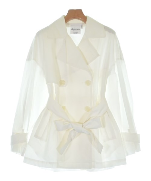 nagonstans(ナゴンスタンス)トレンチコート 白 サイズ:S/2200664654016