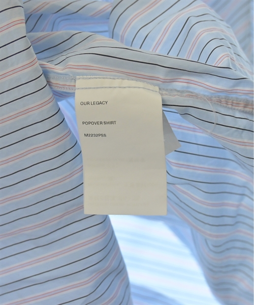 OUR LEGACY（アワーレガシー）カジュアルシャツ 青 サイズ:50(XL位) メンズ/2200504276064