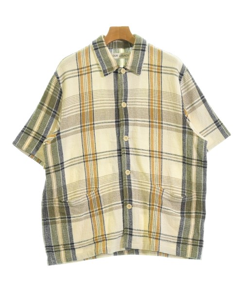 OUR LEGACY(アワーレガシー)カジュアルシャツ 白 サイズ:48(XL位)/2200576494281