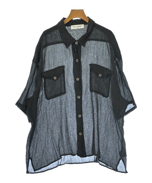 OUR LEGACY(アワーレガシー)カジュアルシャツ 黒 サイズ:36(S位)/2200618894024