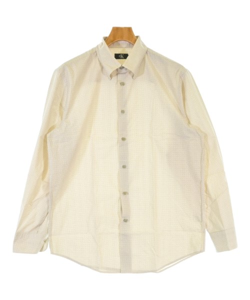 CK CALVIN KLEIN(シーケーカルバンクライン)カジュアルシャツ 白 サイズ:L/2200670653133