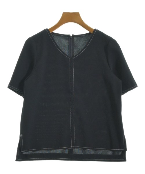 GEORGES RECH(ジョルジュレッシュ)ブラウス 紺 サイズ:36(S位)/2200667029378