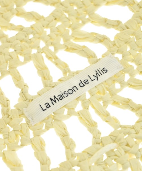 La Maison de Lyllis（ラメゾンドリリス）ストローハット 白 サイズ:- レディース/2200675006453