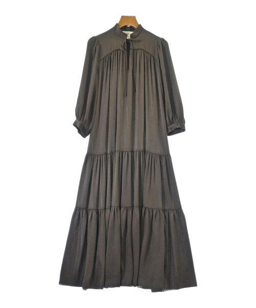 1er Arrondissement(プルミエアロンディスモン)ワンピース 茶 サイズ:36(S位)/2200667785021