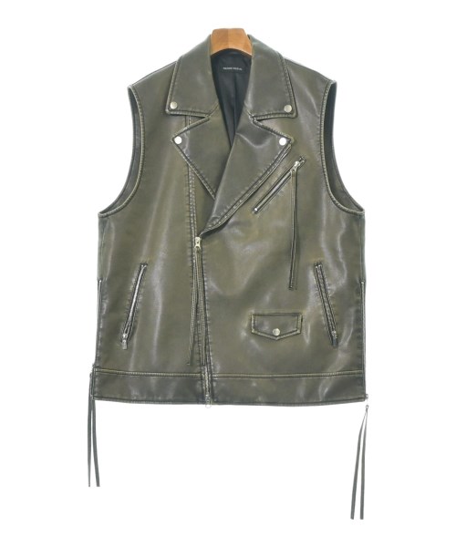 MAISON SPECIAL(メゾンスペシャル)ライダース カーキ サイズ:F/2200668032049