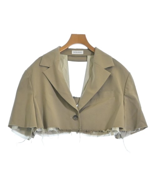 MAISON SPECIAL(メゾンスペシャル)カジュアルジャケット 茶 サイズ:F/2200615631035