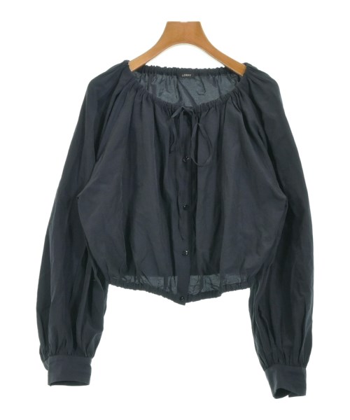 LOEFF(ロエフ)ブラウス 紺 サイズ:-(M位)/2200679225119