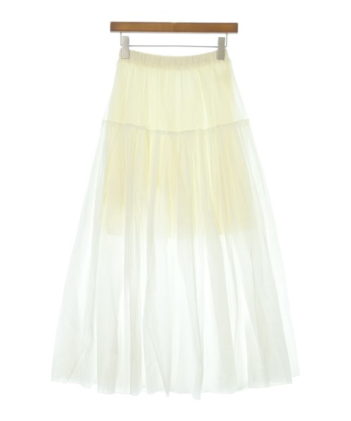 CASA FLINE(カーサフライン)ロング・マキシ丈スカート 白 サイズ:F/2200657489038