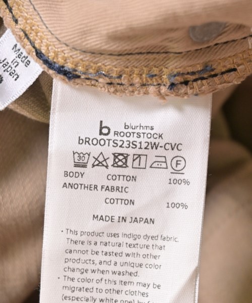 blurhmsROOTSTOCK（ブラームスルーツストック）デニムパンツ ベージュ サイズ:0(XS位) レディース/2200594780519