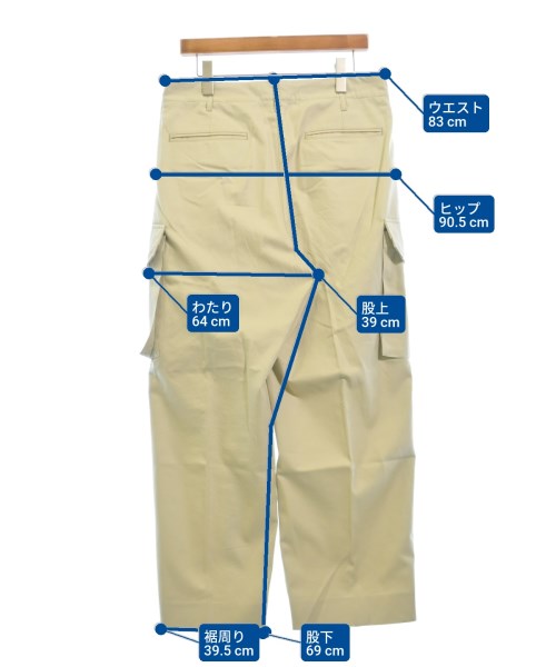 blurhms（ブラームス）カーゴパンツ 白 サイズ:3(L位) メンズ/2200614237047