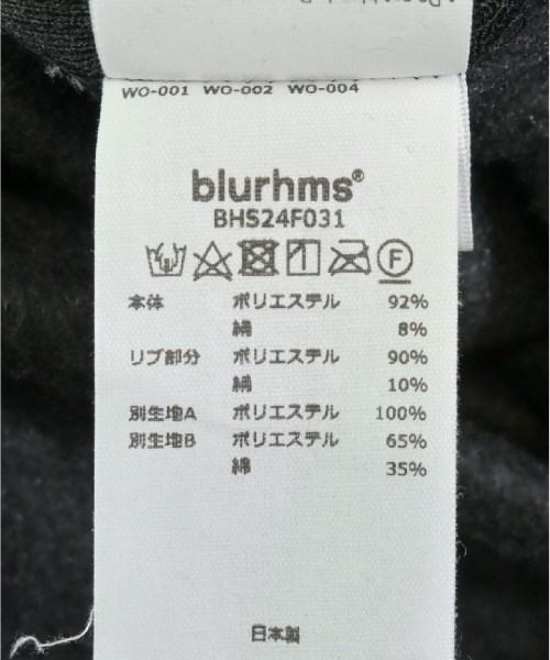 blurhms（ブラームス）Tシャツ・カットソー 黒 サイズ:3(L位) メンズ/2200572524012
