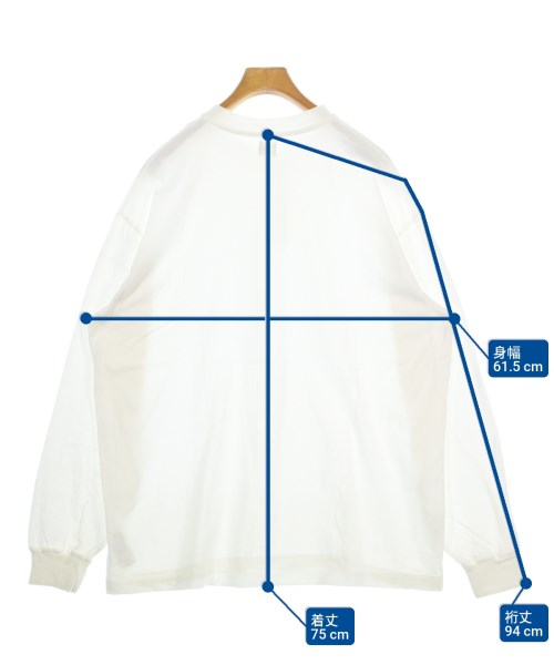 blurhms（ブラームス）Tシャツ・カットソー 白 サイズ:4(XL位) メンズ/2200643724136