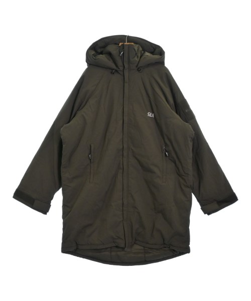 WIND AND SEA(ウィンダンシー)ダウンコート カーキ サイズ:L/2200514281010