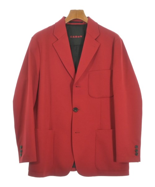 CABaN(キャバン)カジュアルジャケット 赤 サイズ:M/2200661107027