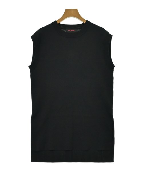 CABaN(キャバン)ベスト/ノースリーブ 黒 サイズ:F/2200661823071