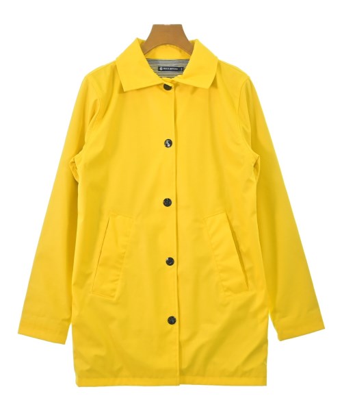 PETIT BATEAU(プチバトー)ステンカラーコート 黄 サイズ:XXS/2200681436619