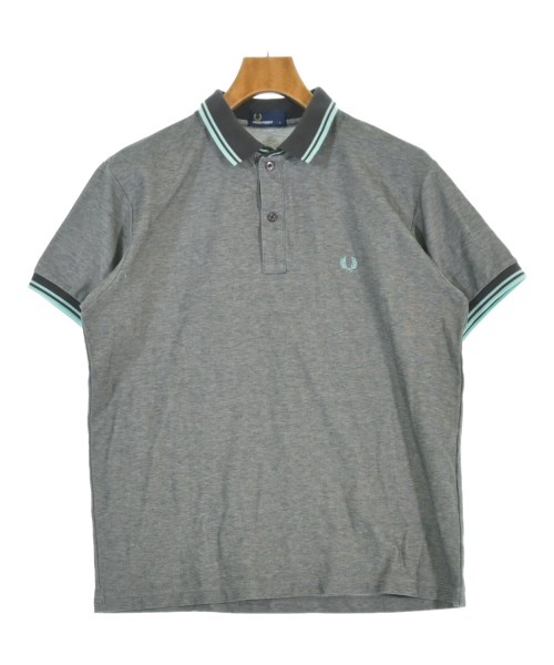 FRED PERRY(フレッドペリー)ポロシャツ グレー サイズ:L/2200671250058