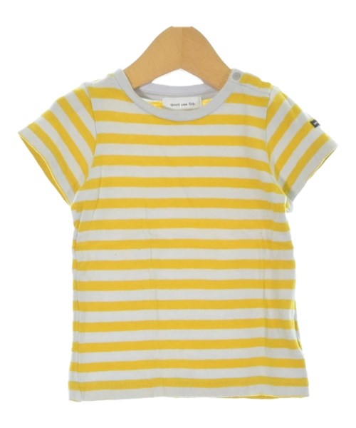 quoti use fith(クゥオティ　ユース　フィス)Tシャツ・カットソー 黄 サイズ:S(100cm位)/2200698803244
