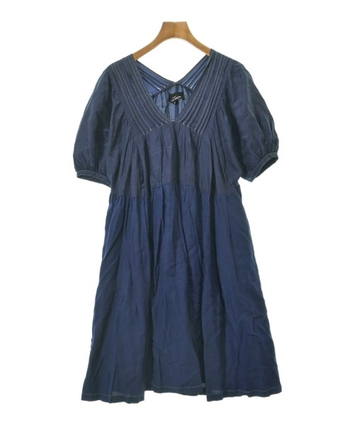 tricot COMME des GARCONS(トリココムデギャルソン)ワンピース 紺 サイズ:S/2200642263186