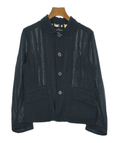 tricot COMME des GARCONS(トリココムデギャルソン)カジュアルジャケット 紺 サイズ:M/2200696009075