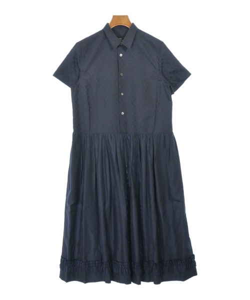 tricot COMME des GARCONS(トリココムデギャルソン)シャツワンピース 紺 サイズ:M/2200690634136