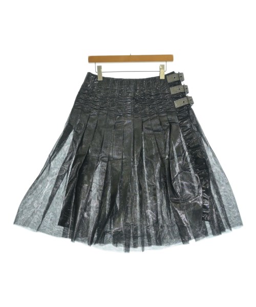 JUNYA WATANABE(ジュンヤワタナベ)ひざ丈スカート 黒 サイズ:M/2200599975088