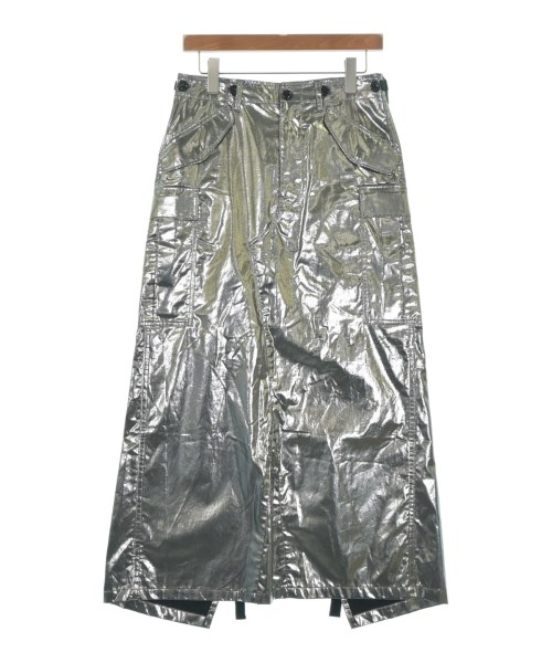 JUNYA WATANABE(ジュンヤワタナベ)ロング・マキシ丈スカート シルバー サイズ:S/2200605692206