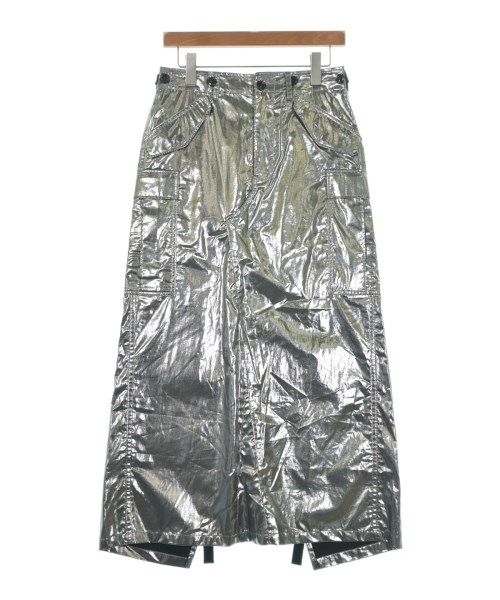 JUNYA WATANABE(ジュンヤワタナベ)ロング・マキシ丈スカート シルバー サイズ:S/2200600300304