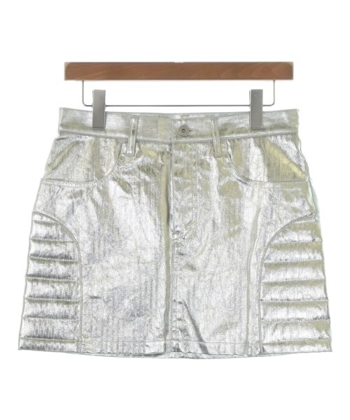 JUNYA WATANABE(ジュンヤワタナベ)ミニスカート シルバー サイズ:S/2200601353088