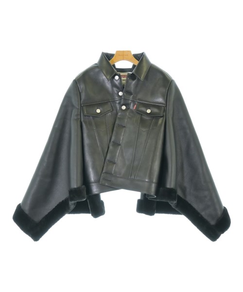 JUNYA WATANABE(ジュンヤワタナベ)ポンチョ 黒 サイズ:XS/2200679711018