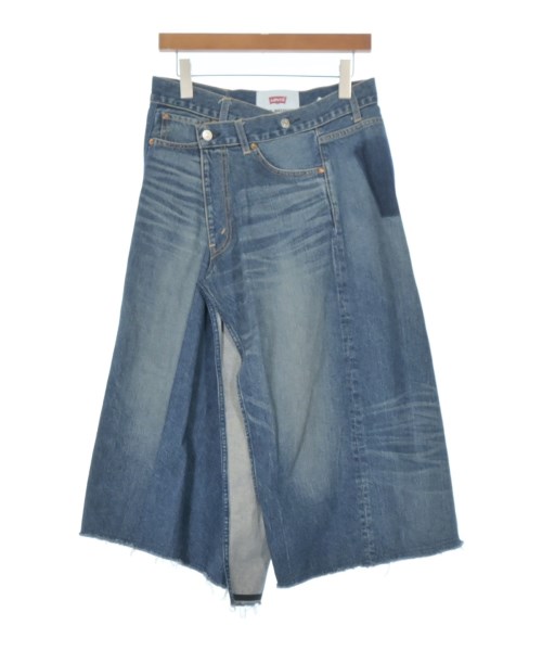 JUNYA WATANABE(ジュンヤワタナベ)ひざ丈スカート 青 サイズ:S/2200655482024