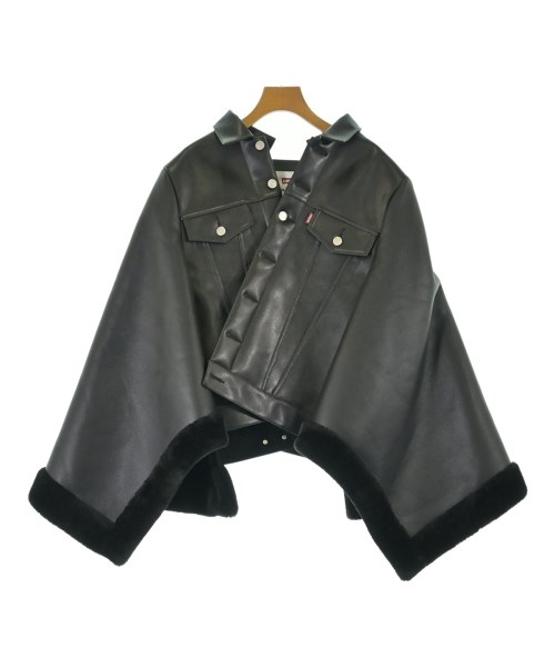 JUNYA WATANABE(ジュンヤワタナベ)ポンチョ 黒 サイズ:S/2200671103040