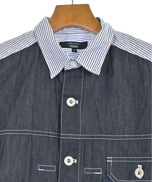 COMME des GARCONS HOMME（コムデギャルソンオム）カジュアルシャツ 紺 サイズ:S メンズ/2200562940013