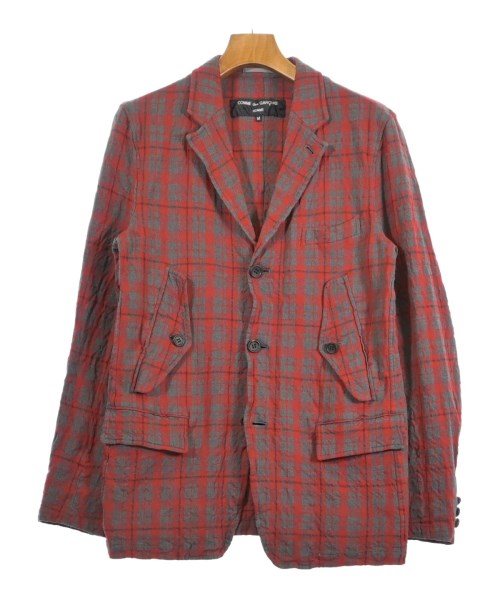 COMME des GARCONS HOMME(コムデギャルソンオム)カジュアルジャケット 赤 サイズ:M/2200681666016