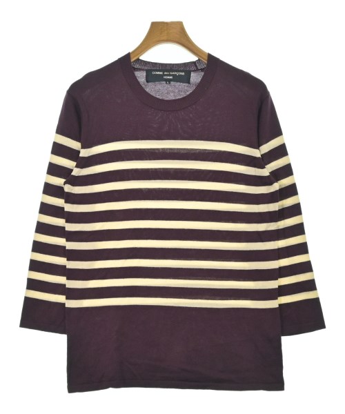 COMME des GARCONS HOMME(コムデギャルソンオム)ニット・セーター 紫 サイズ:L/2200672316029