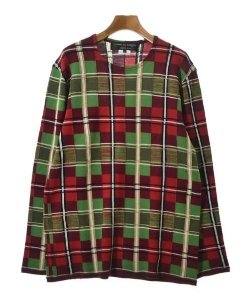 COMME des GARCONS HOMME PLUS(コムデギャルソンオムプリュス)ニット・セーター 赤 サイズ:M/2200436125133