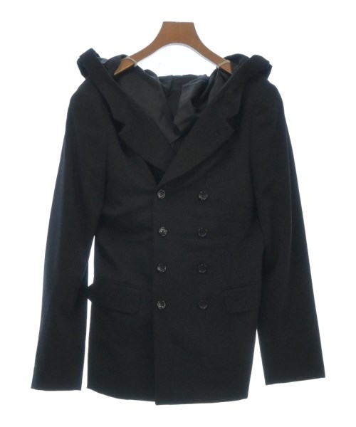 COMME des GARCONS HOMME PLUS(コムデギャルソンオムプリュス)カジュアルジャケット 黒 サイズ:XS/2200501942030