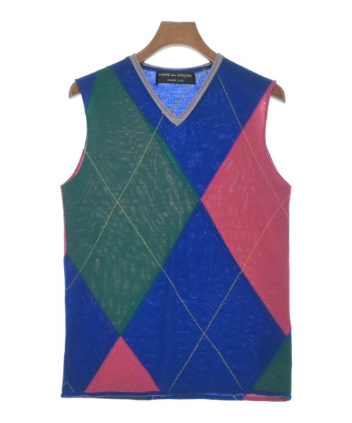 COMME des GARCONS HOMME PLUS(コムデギャルソンオムプリュス)ベスト 青 サイズ:-(XL位)/2200640171155