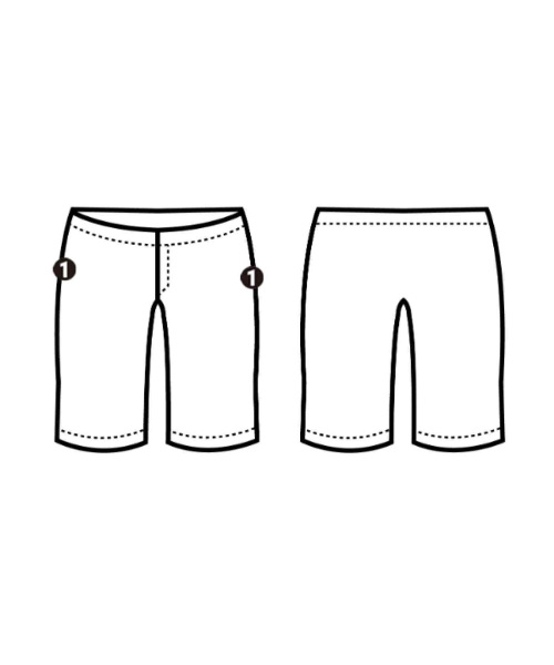 COMME des GARCONS HOMME PLUS（コムデギャルソンオムプリュス）ショートパンツ 黒 サイズ:M メンズ/2200574524027