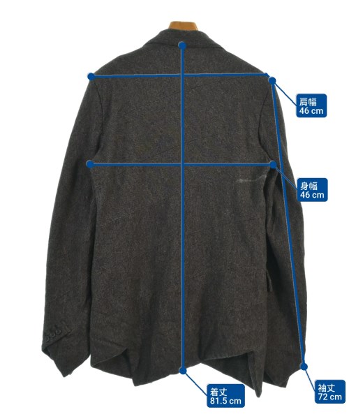 COMME des GARCONS HOMME PLUS（コムデギャルソンオムプリュス）カジュアルジャケット グレー サイズ:M メンズ/2200594538035