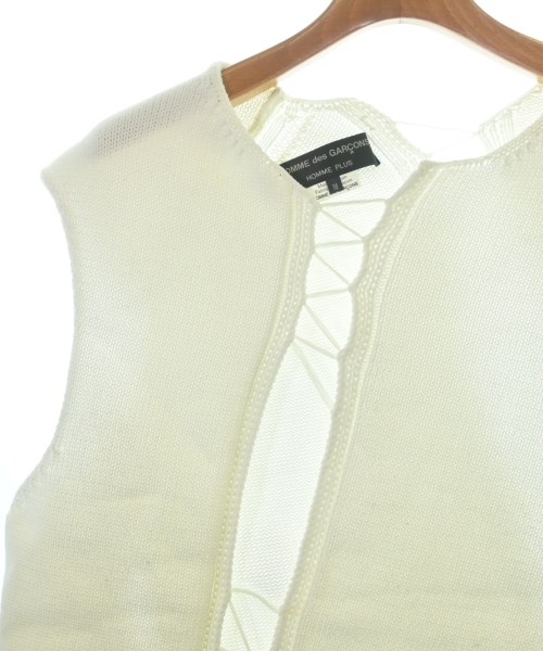 COMME des GARCONS HOMME PLUS（コムデギャルソンオムプリュス）ベスト 白 サイズ:M メンズ/2200604293275