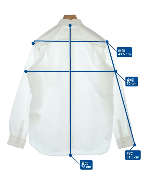 COMME des GARCONS SHIRT（コムデギャルソンシャツ）カジュアルシャツ 白 サイズ:M メンズ/2200639663043