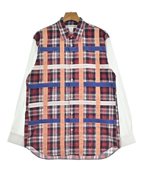 COMME des GARCONS SHIRT(コムデギャルソンシャツ)カジュアルシャツ 赤 サイズ:L/2200606159135