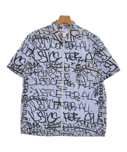 Supreme(シュプリーム)カジュアルシャツ 青 サイズ:M/2200681008021