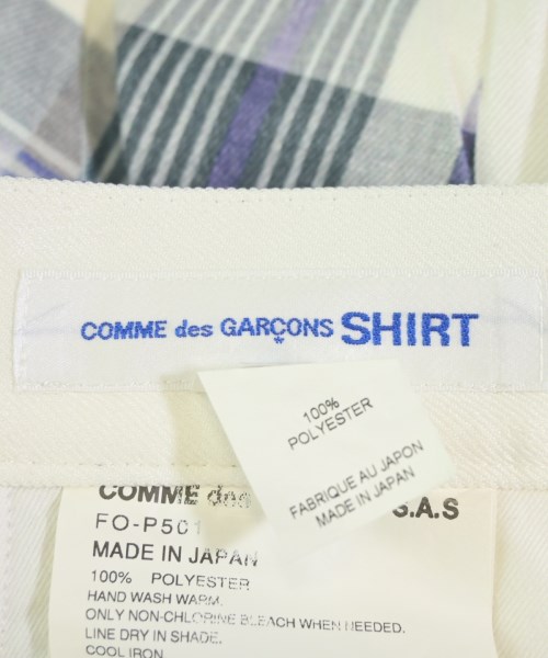 COMME des GARCONS SHIRT（コムデギャルソンシャツ）ショートパンツ 白 サイズ:M メンズ/2200695900038